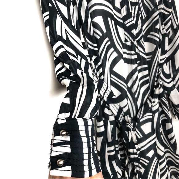 Banana republic long sleeve  belted dress. Size 0 - Picture 2 of 8